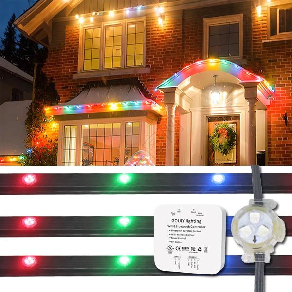 DC12V IP68 RGB Permanent Christmas Light LED Point Light